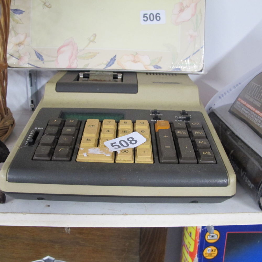Lot 508: retro accountants calculator