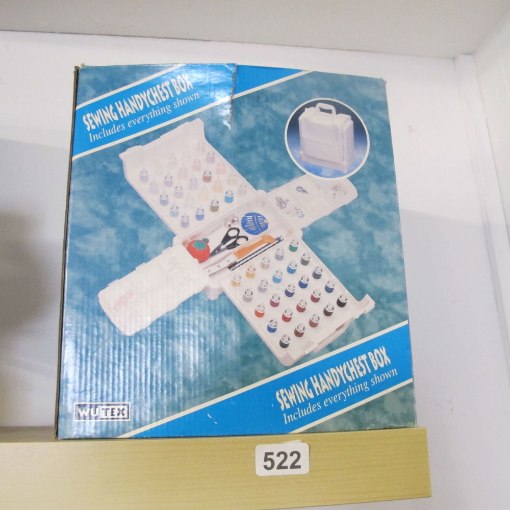 Lot 522: a sewing handy chest organiser