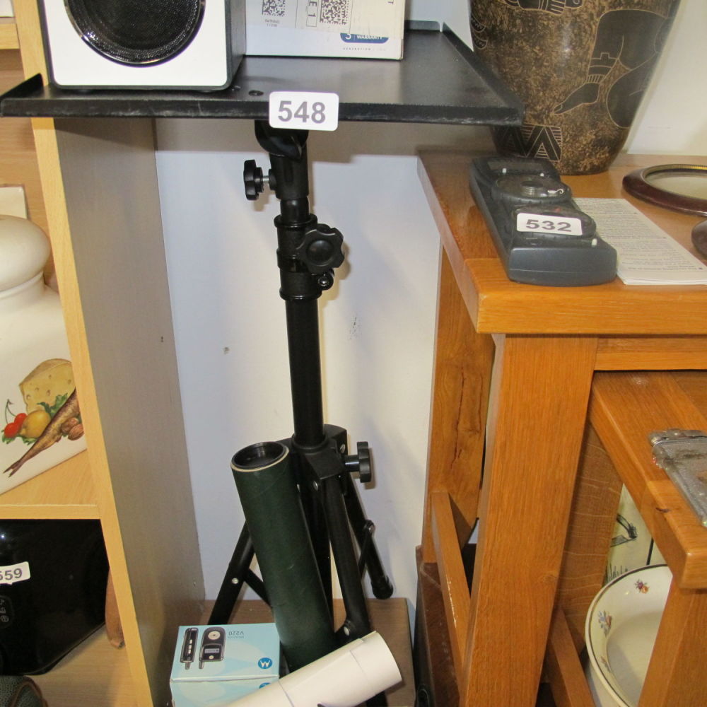 Lot 548: a projector stand