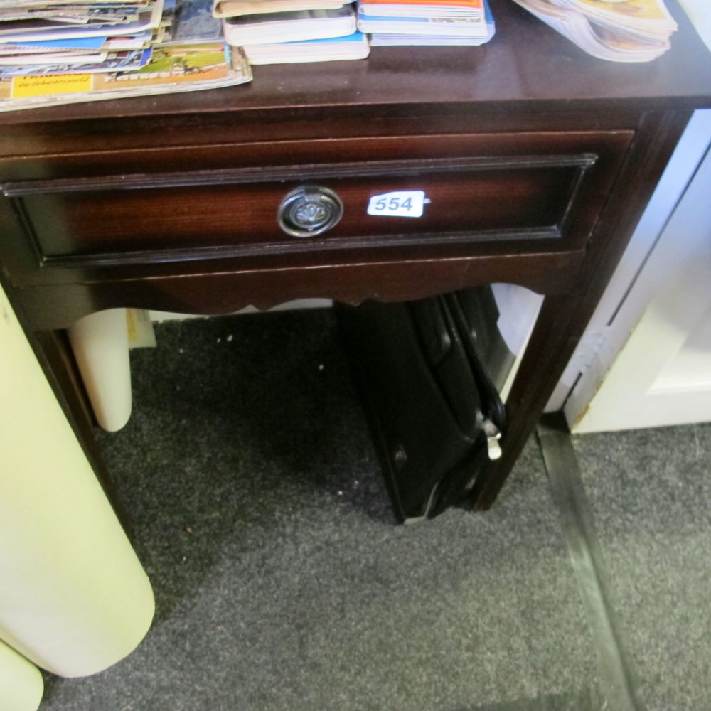 Lot 554: side table