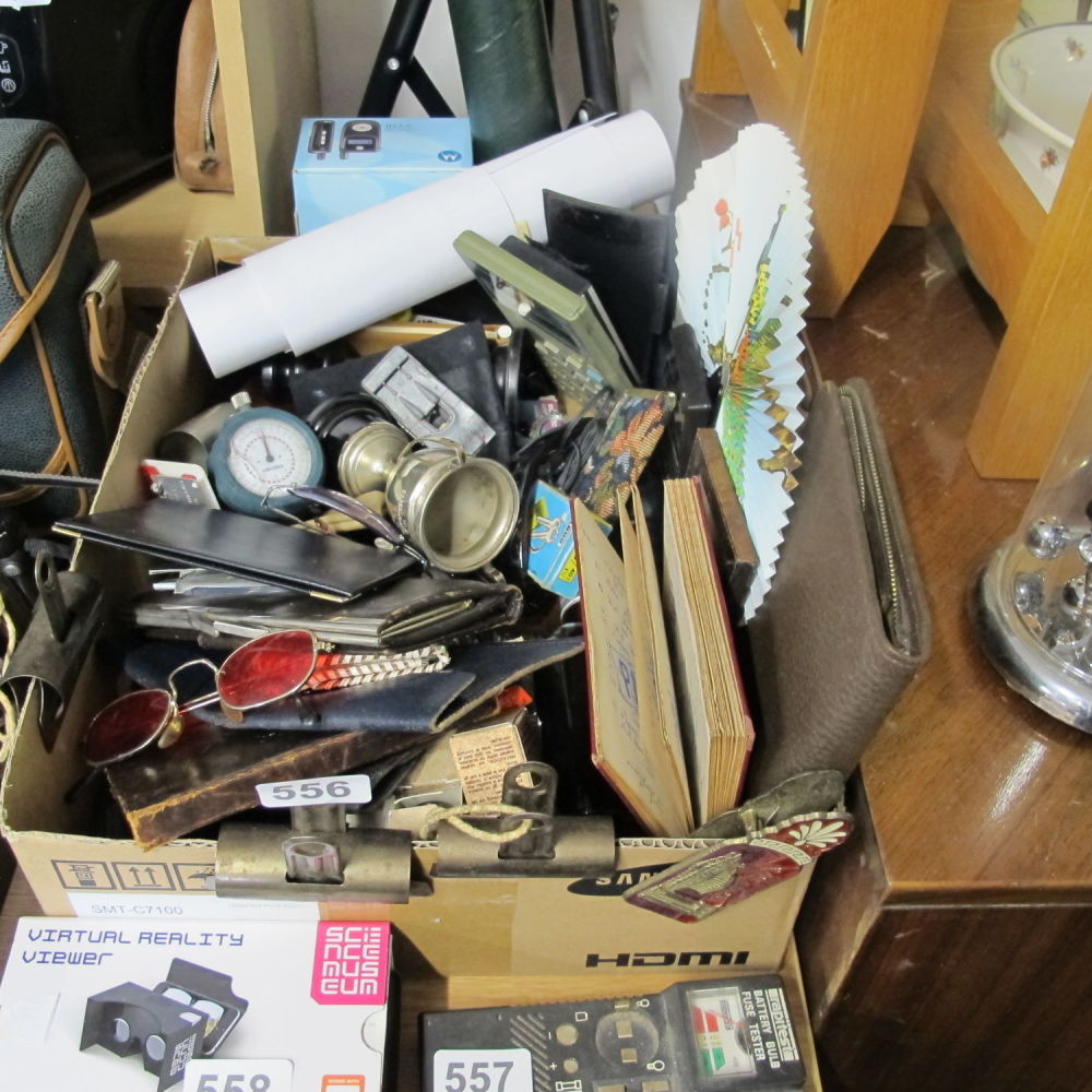 Lot 556: a packed man drawer of of curios and...