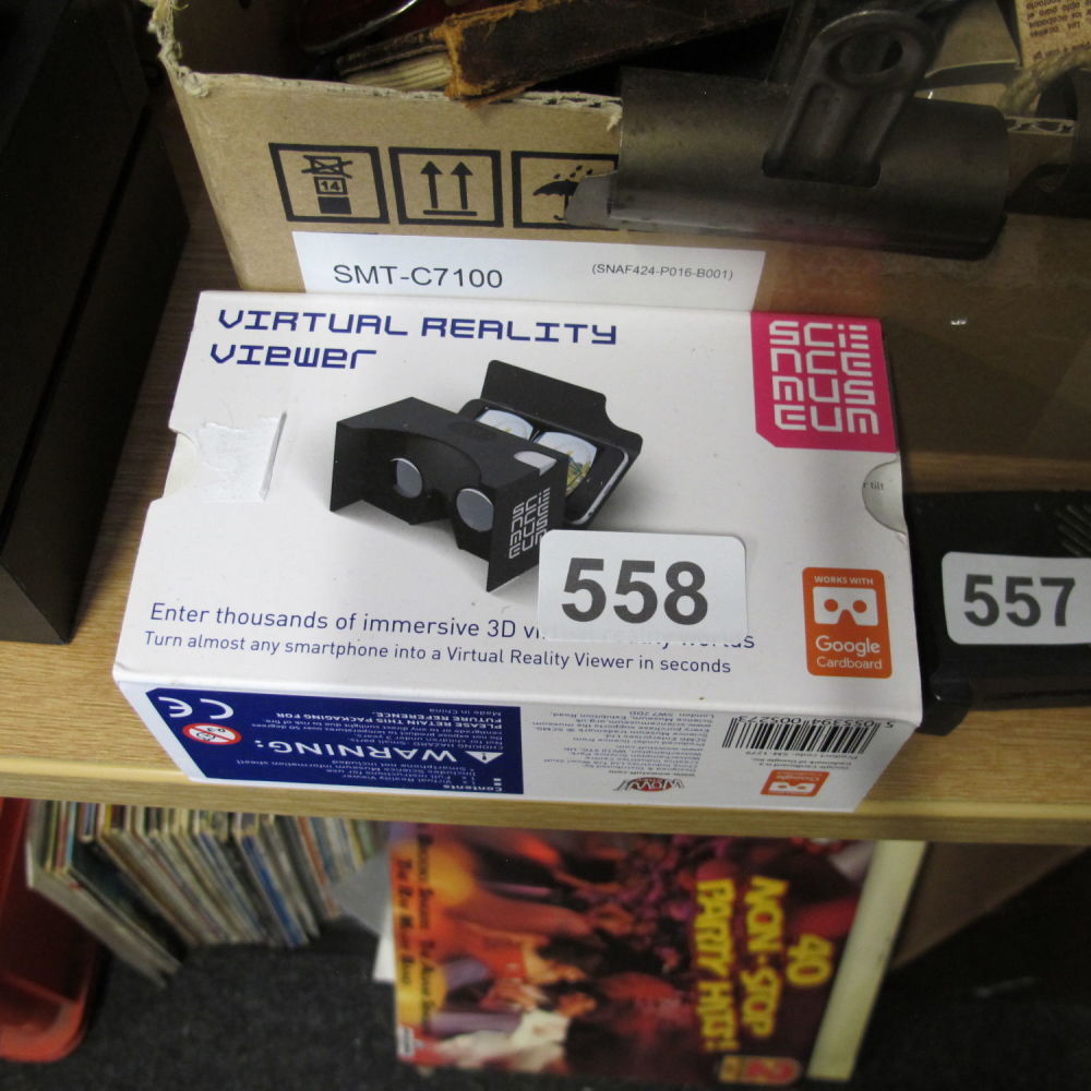 Lot 558: a virtual reality viewer