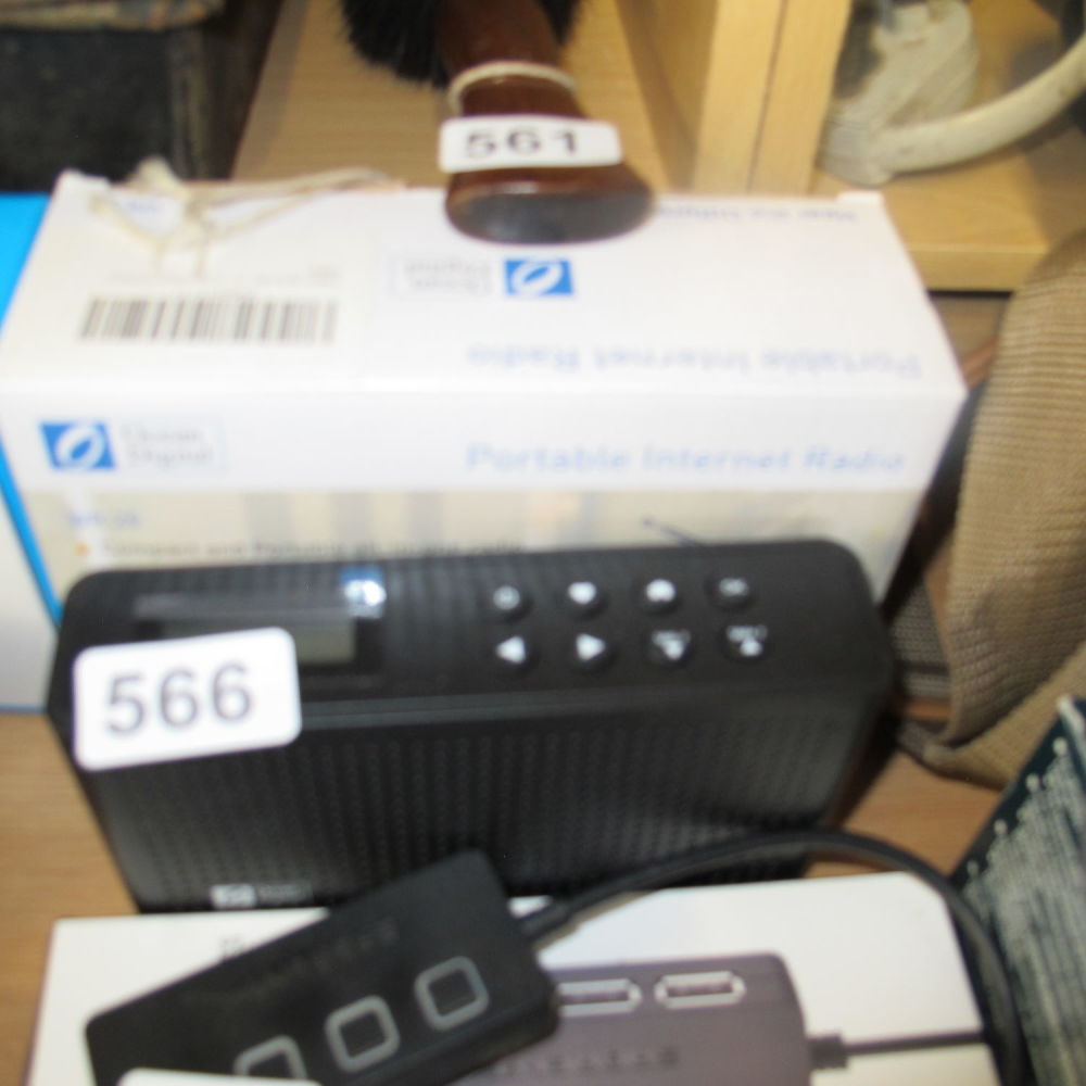 Lot 566: a mini portable DAB radio