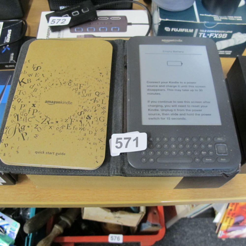 Lot 571: An Amazon Kindle