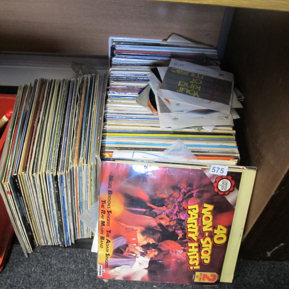 Lot 575: Massive collection of LP's