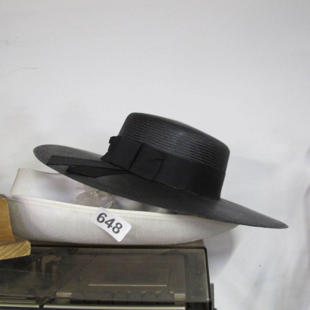 Lot 648: Pair of ladies hats