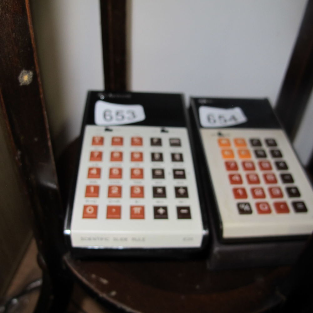 Lot 653: Rockwell scientific calculator plus case