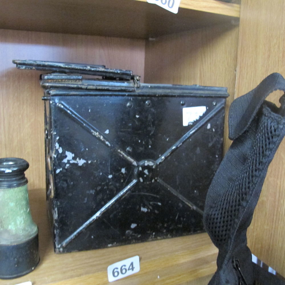 Lot 664: Ammunition tin