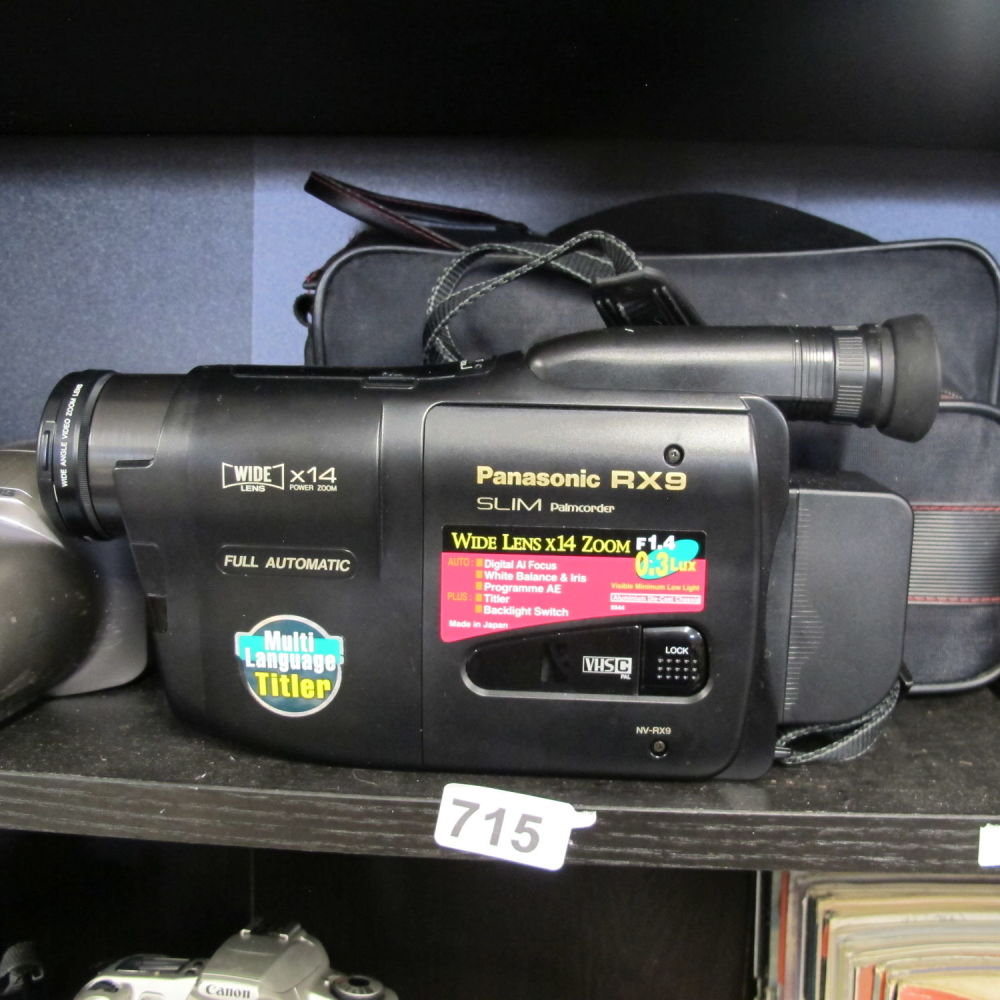 Lot 715: Panasonic RX9 palmcorder