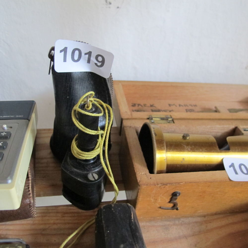 Lot 1019: vintage plum level with mirror system made by...