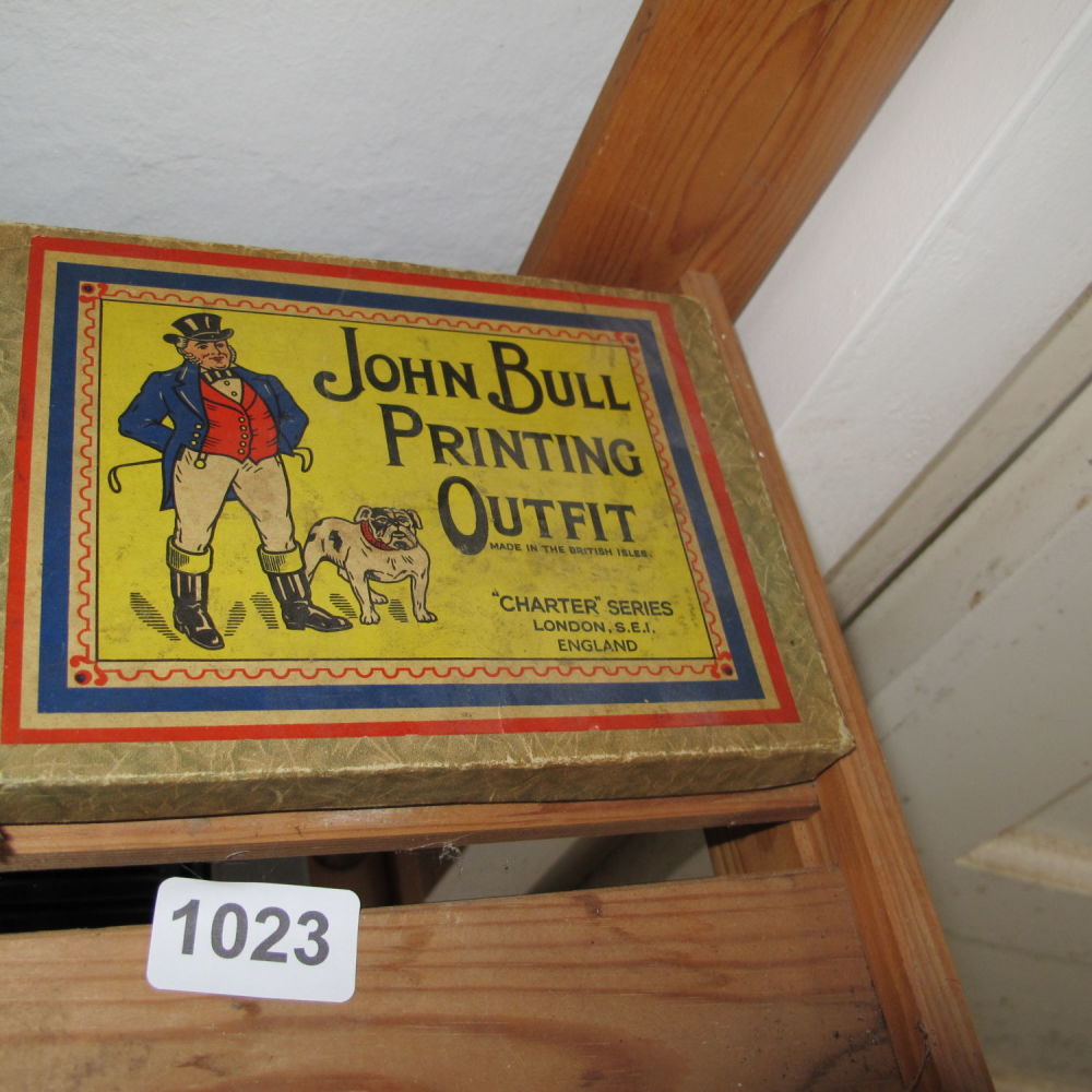 Lot 1023: John Bull Printing Outfit game