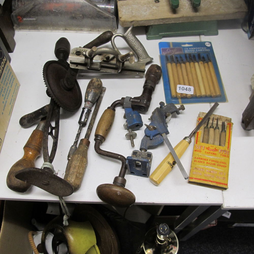 Lot 1048: Various carpentry tools