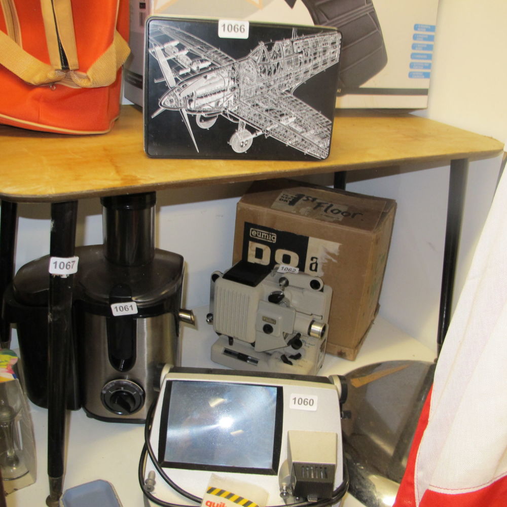 Lot 1067: Retro table with dansette legs