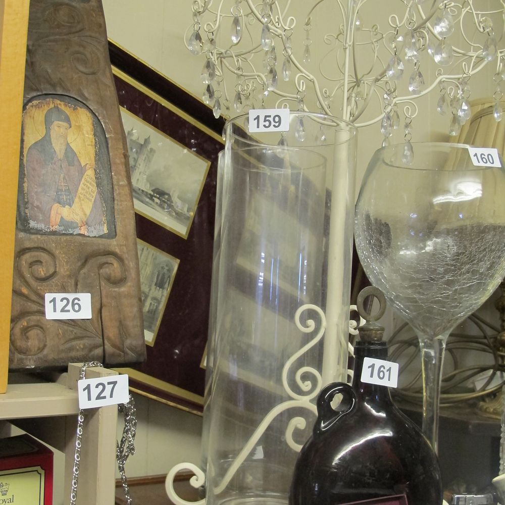 Lot 159: Glass vase