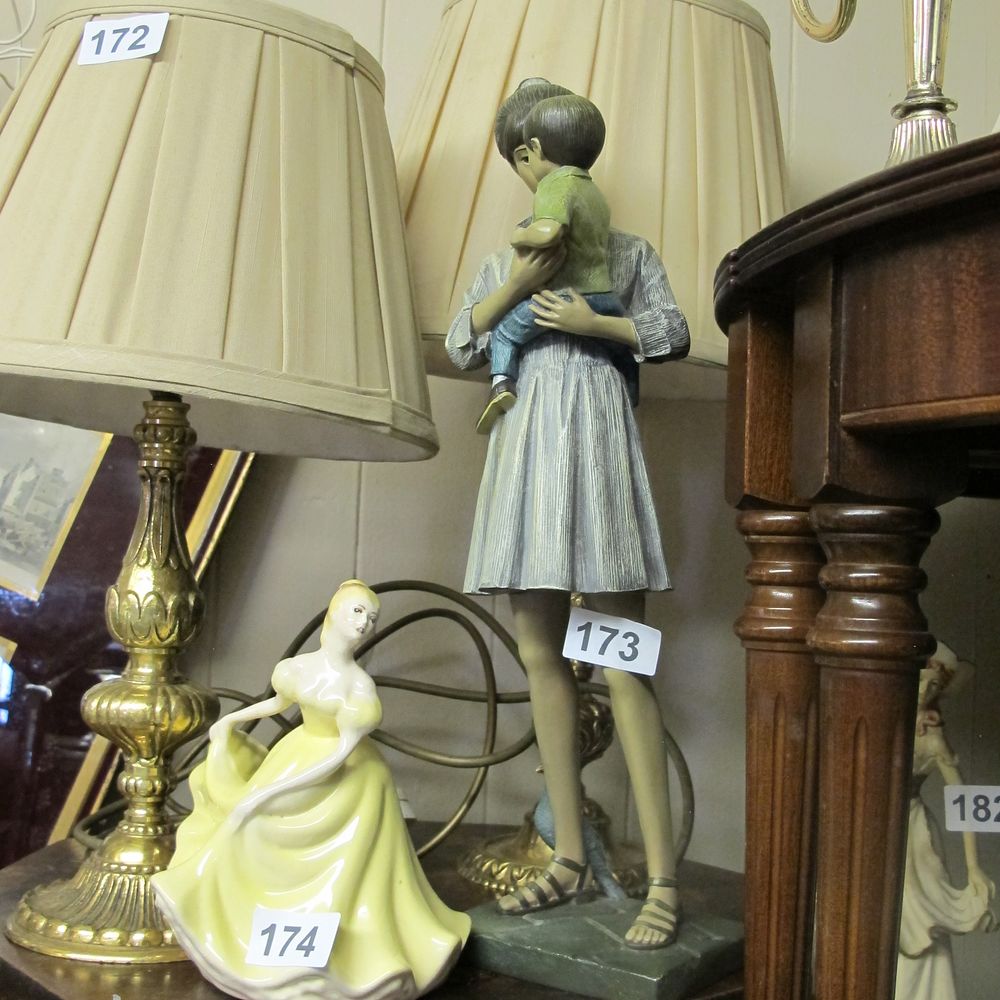 Lot 173: I Love You Too figurine by Plazza Enesco...