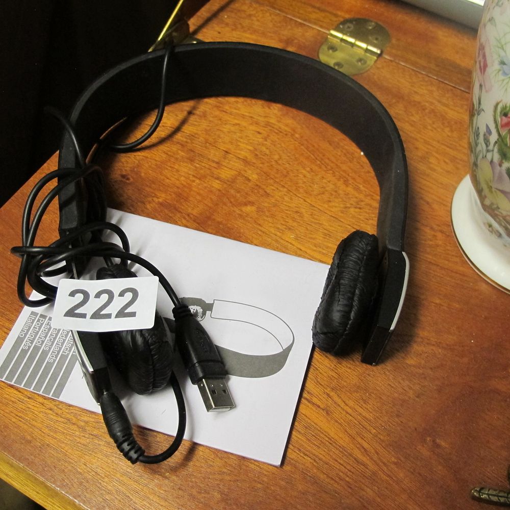 Lot 222: Headphones 