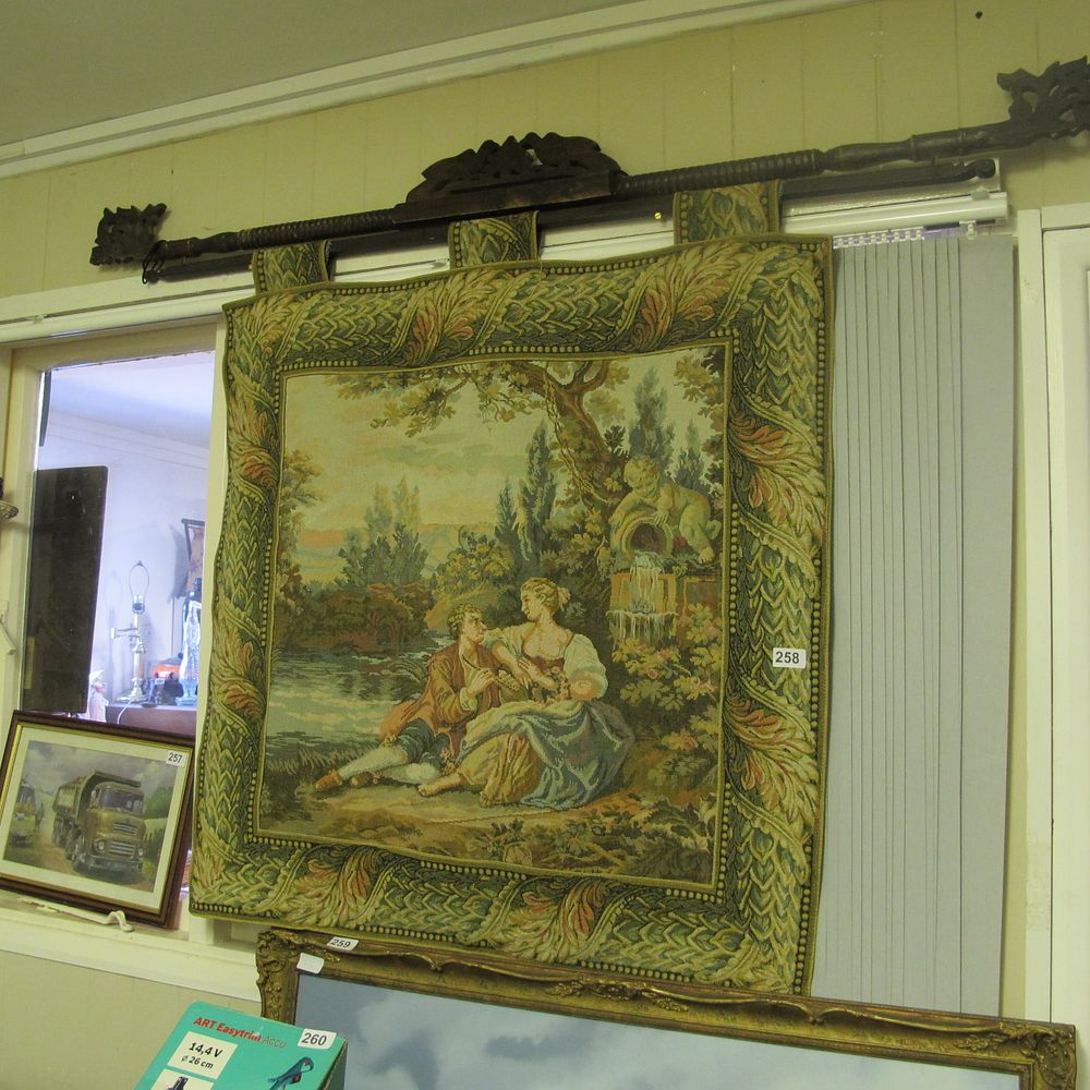 Lot 258: Wall hanging tapestry 