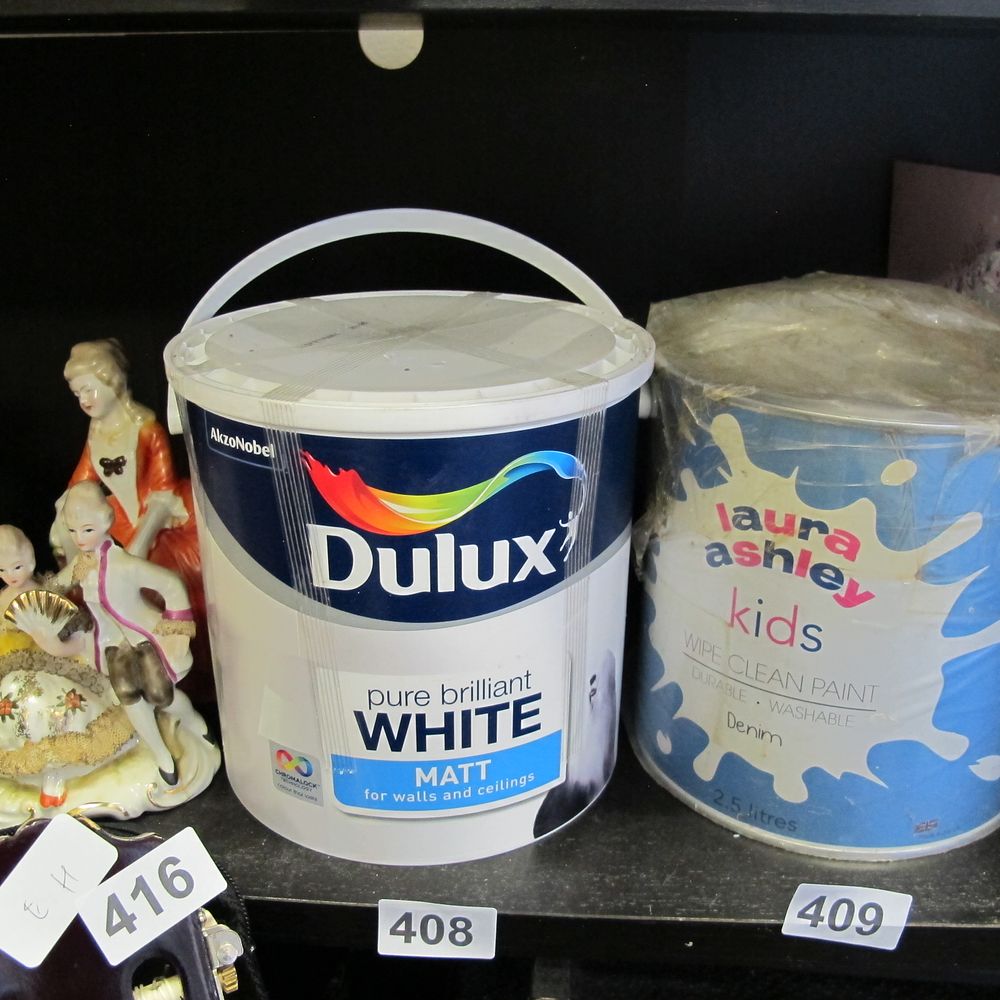 Lot 408: Sulus brilliant white matt paint 