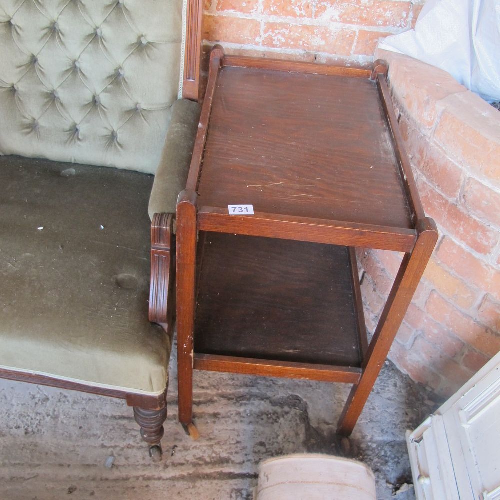 Lot 731: tea trolley