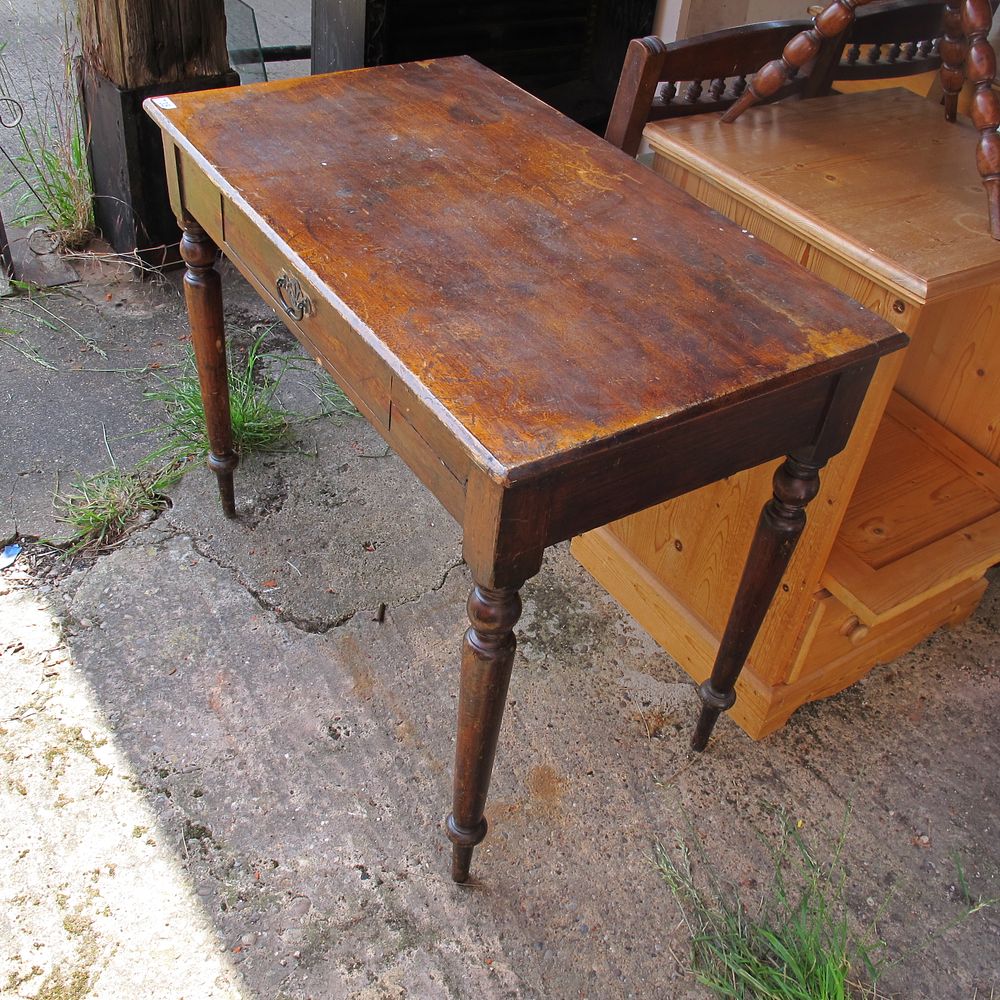 Lot 735: antique office table