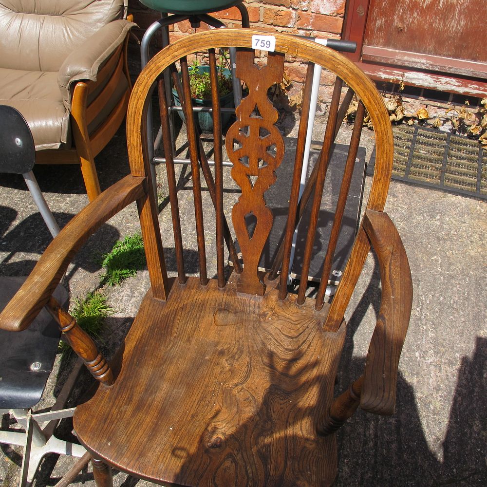 Lot 759: wooden chair