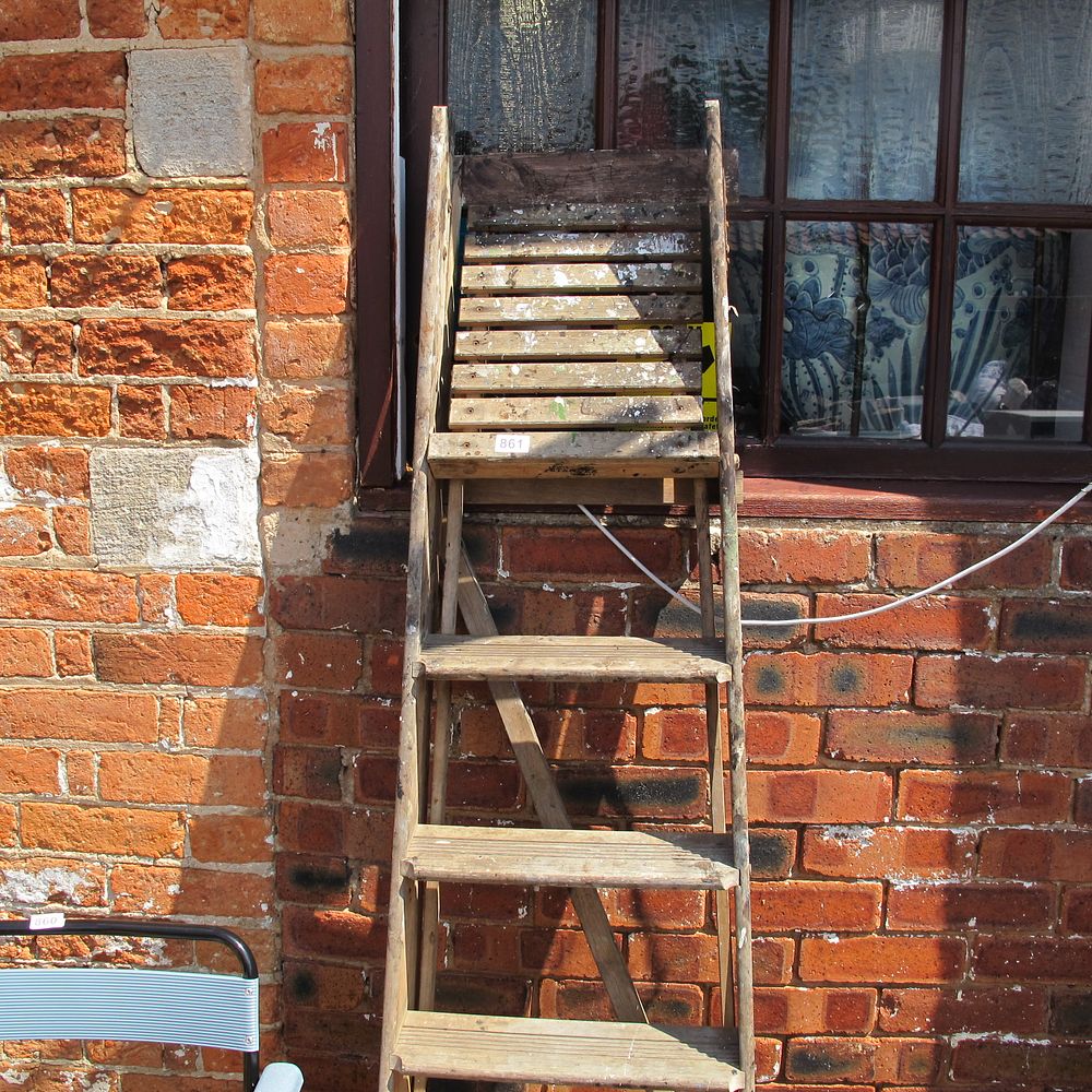 Lot 861: wooden ladders