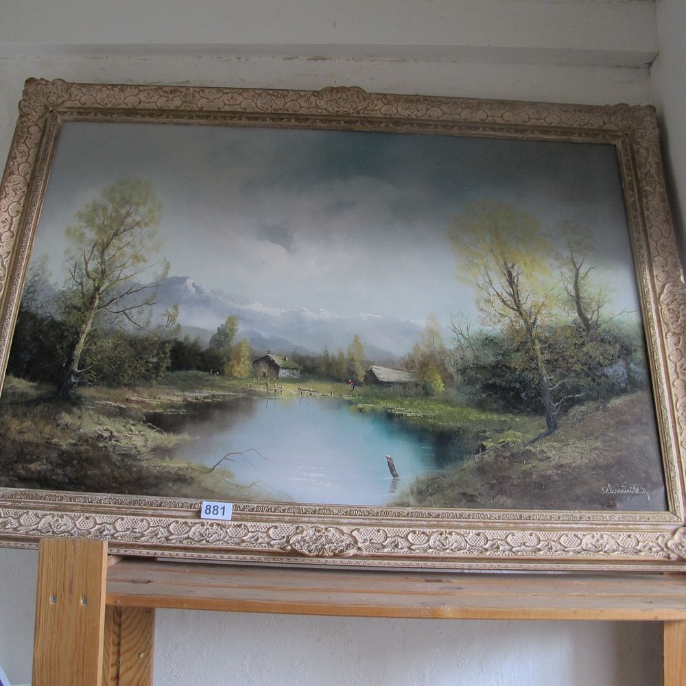 Lot 881: framed picture