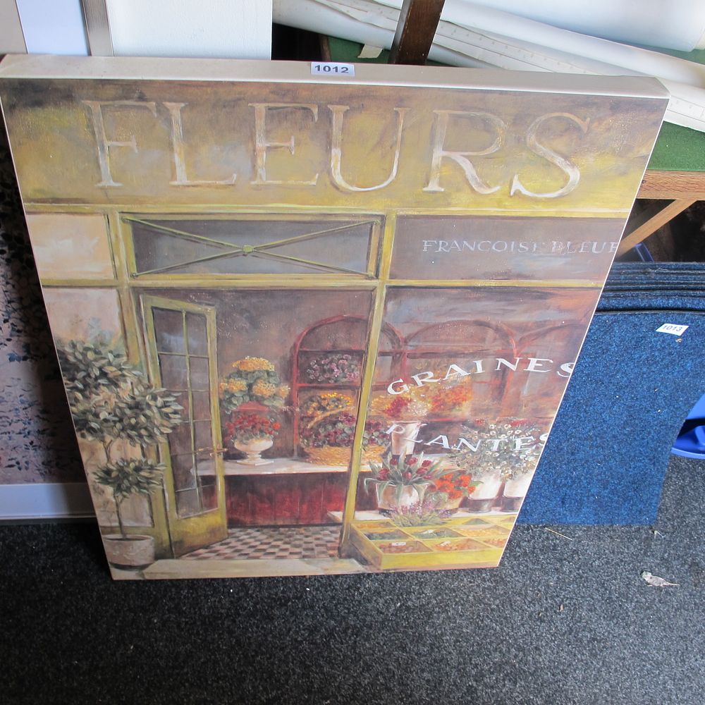 Lot 1012: flower shop picture