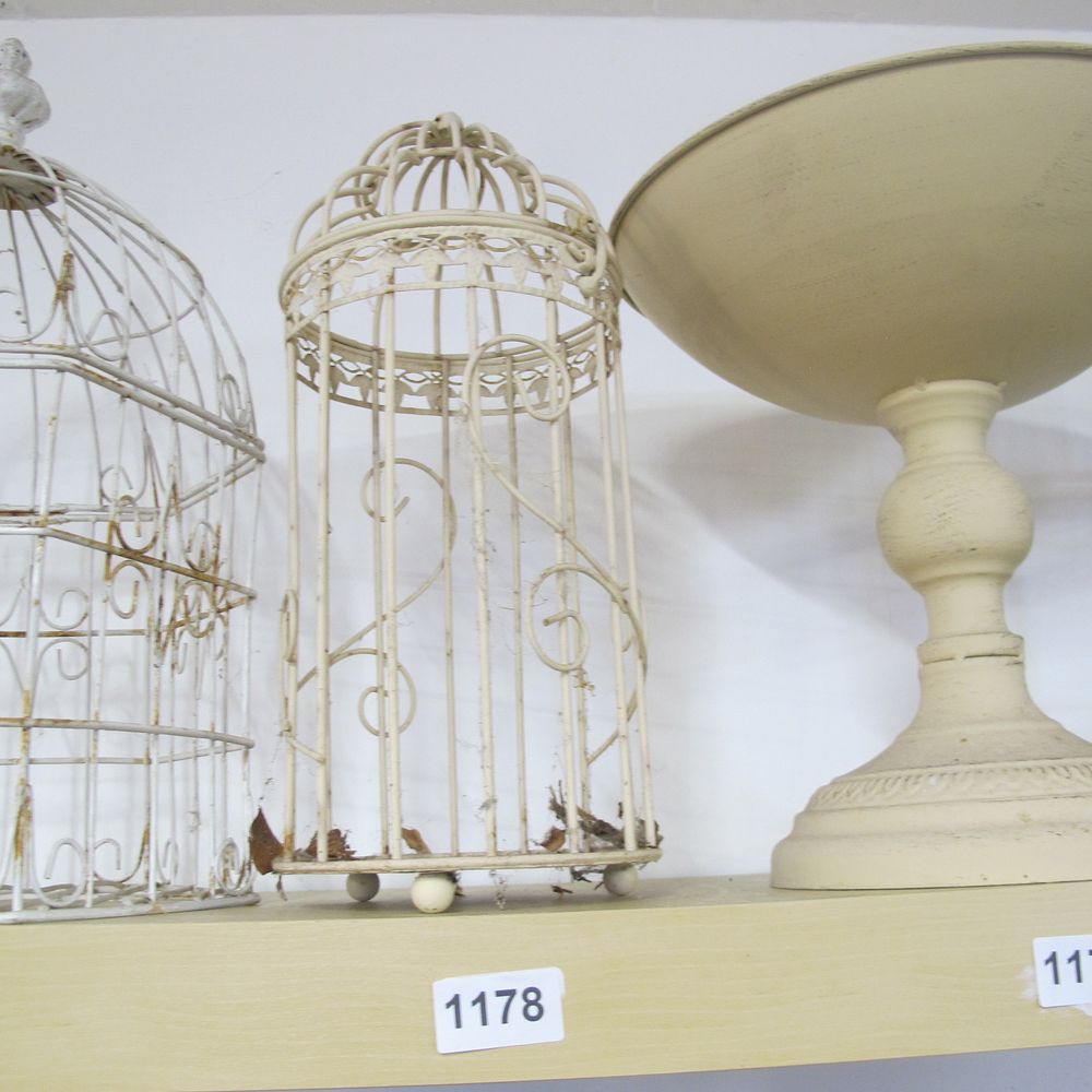 Lot 1178: Ornate decorative birdcage 