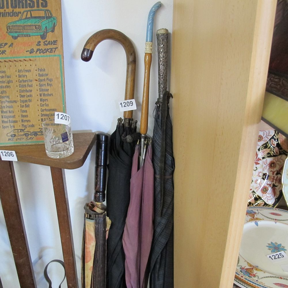 Lot 1209: Selection of umbrellas 