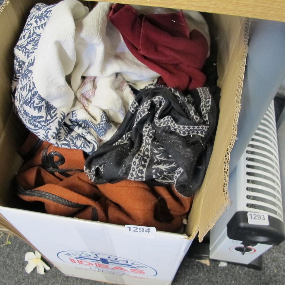 Lot 1294: A box of clothing
