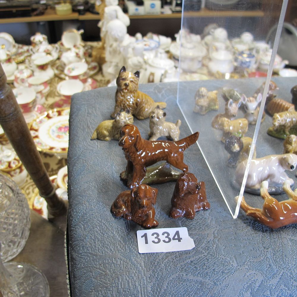 Lot 1334: A collection of Wade Whimsy Doggies