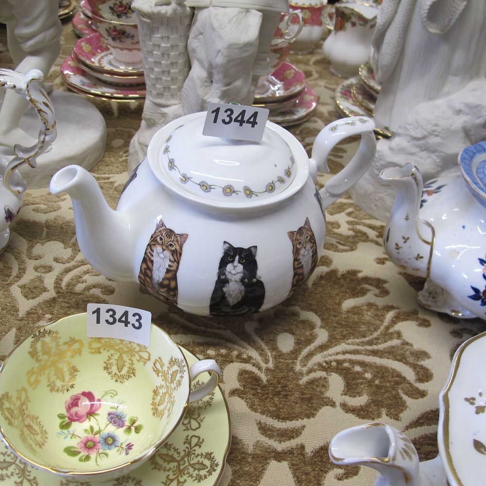 Lot 1344: A marks and Spencer's St Michael cat themed...