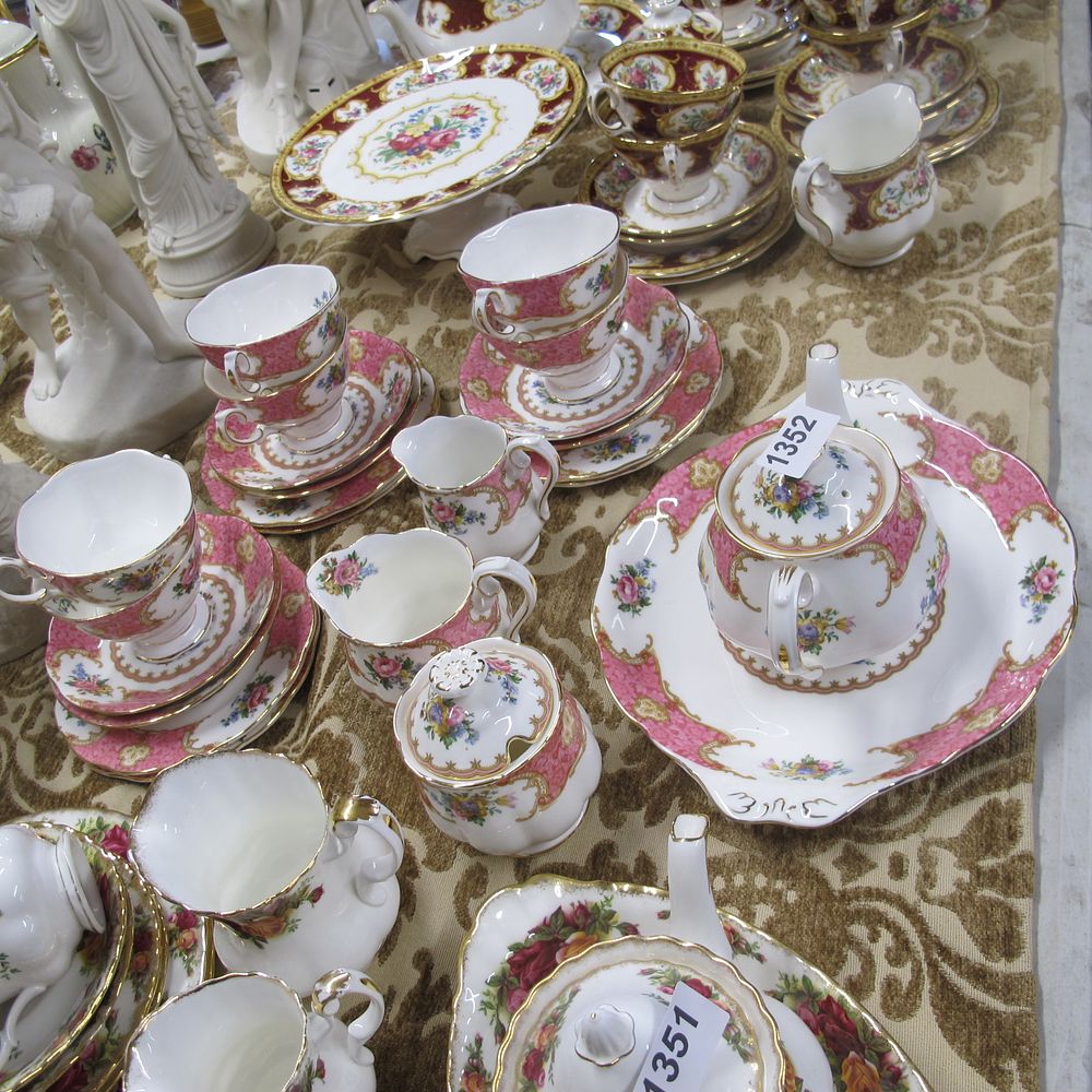 Lot 1352: A large collection of Royal Albert  Lady Carlisle