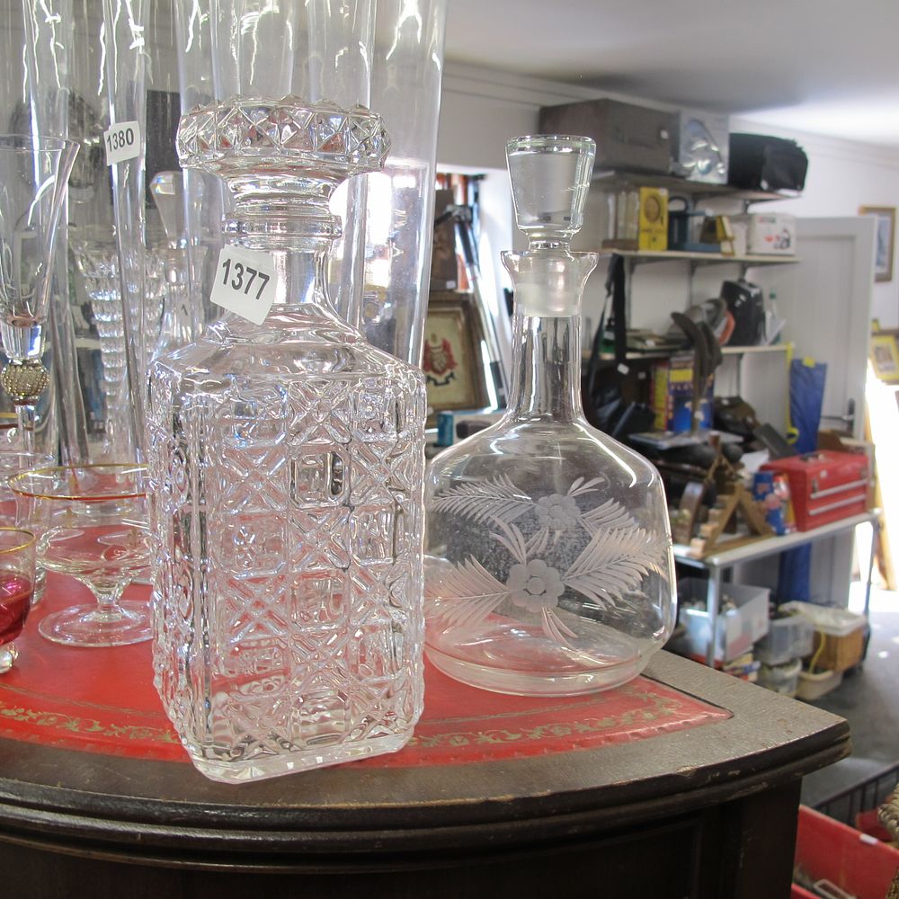 Lot 1377: Decanters