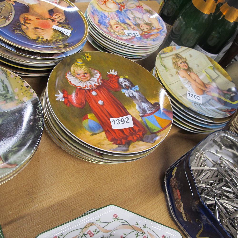 Lot 1392: A number of collectors plates - to include...