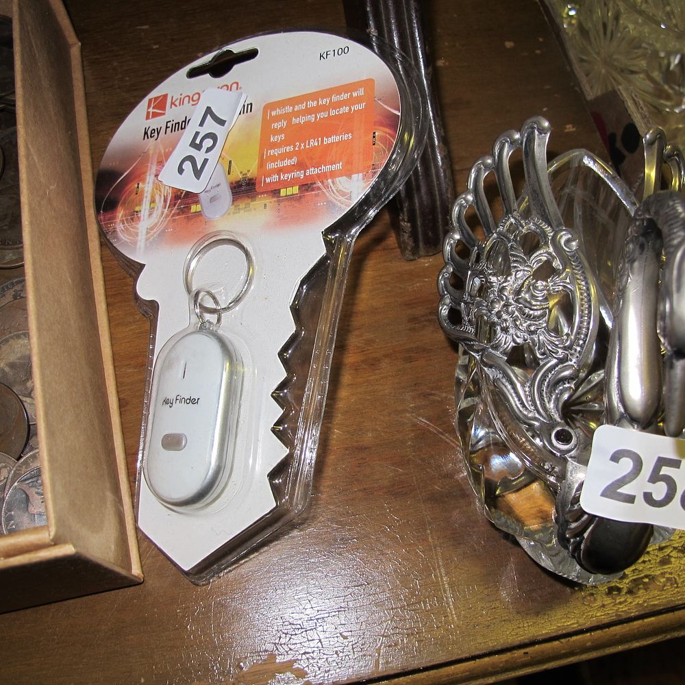 Lot 257: Brand new key finder key ring for my...