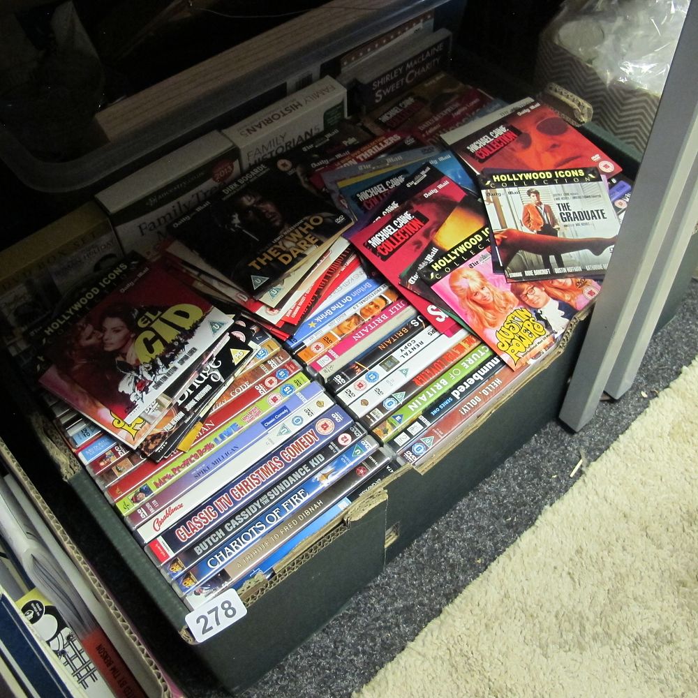 Lot 278: Box of misc DVD’s