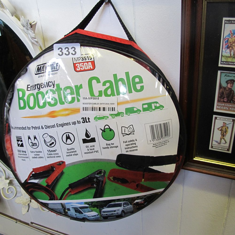 Lot 333: Booster cable