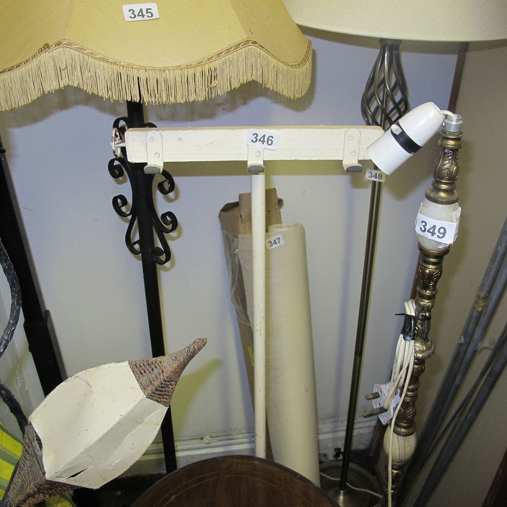 Lot 346: Wooden rack coat stand