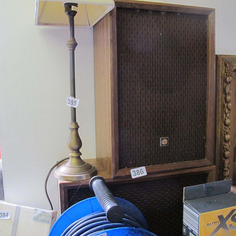 Lot 386: Large wooded speaker ***