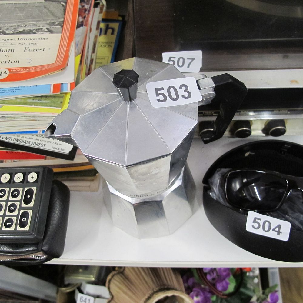 Lot 503: Coffee percolator