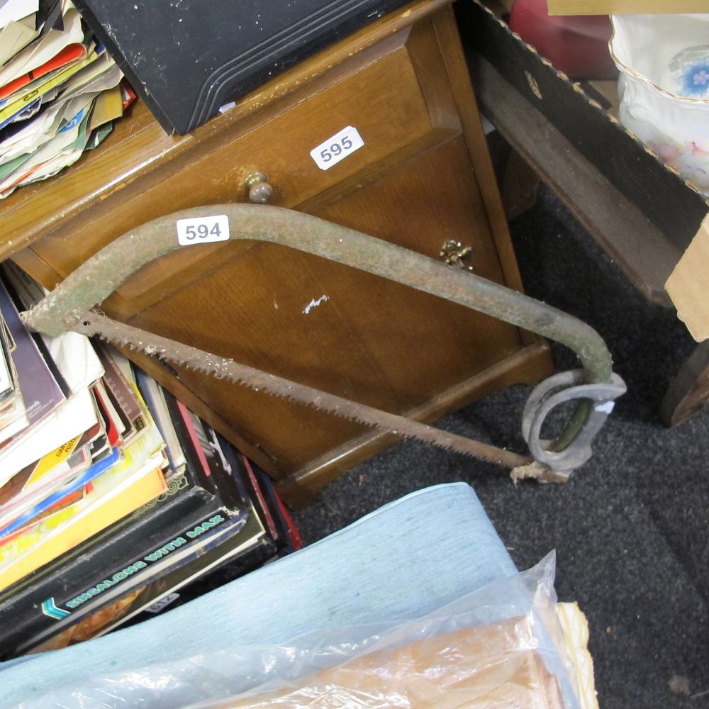 Lot 594: body disposal saw