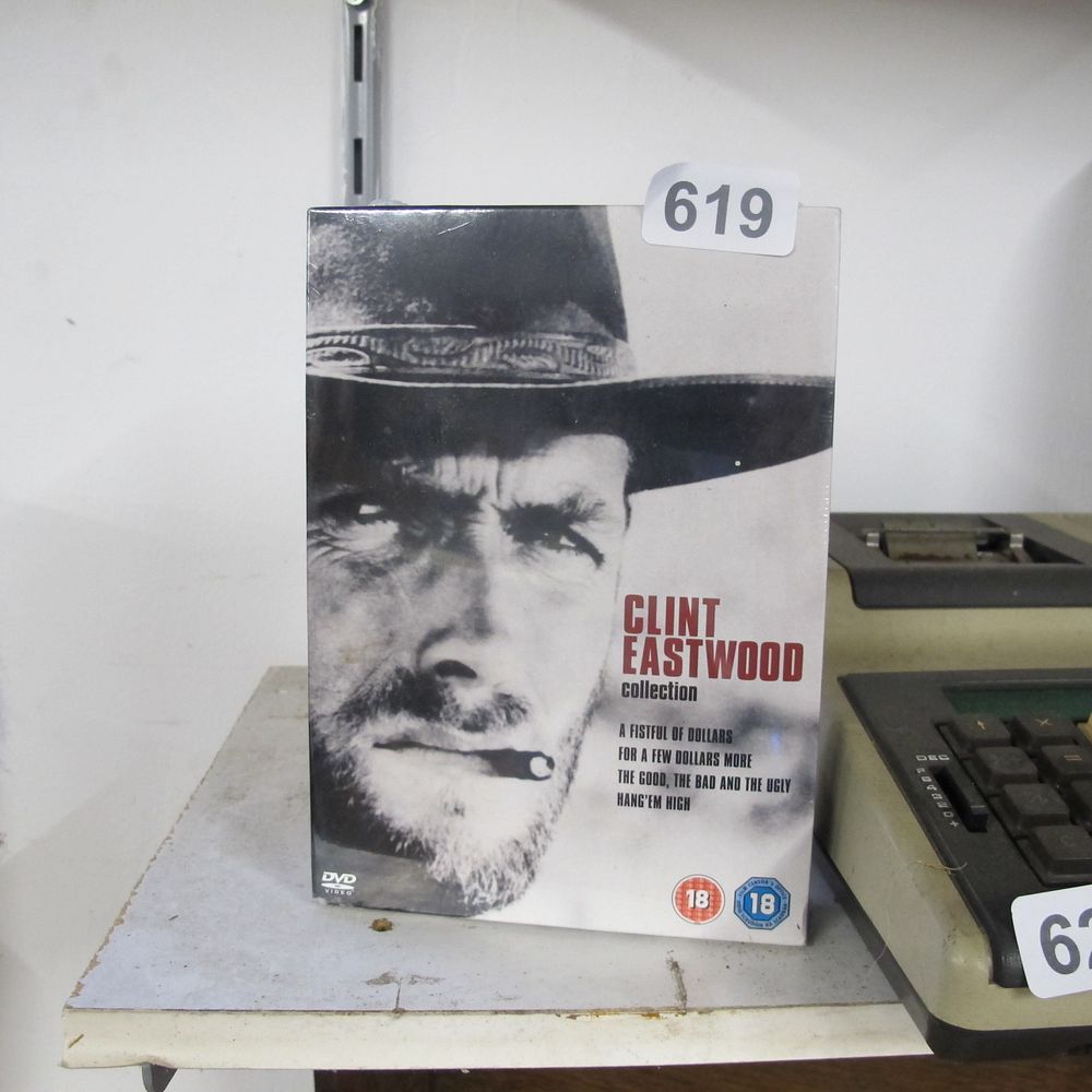 Lot 619: Clint Eastwood boxed DVD collection