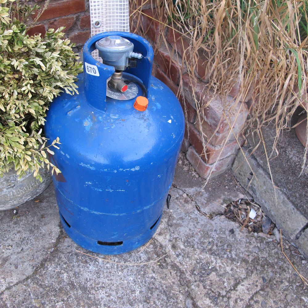 Lot 670: Calor gas bottle