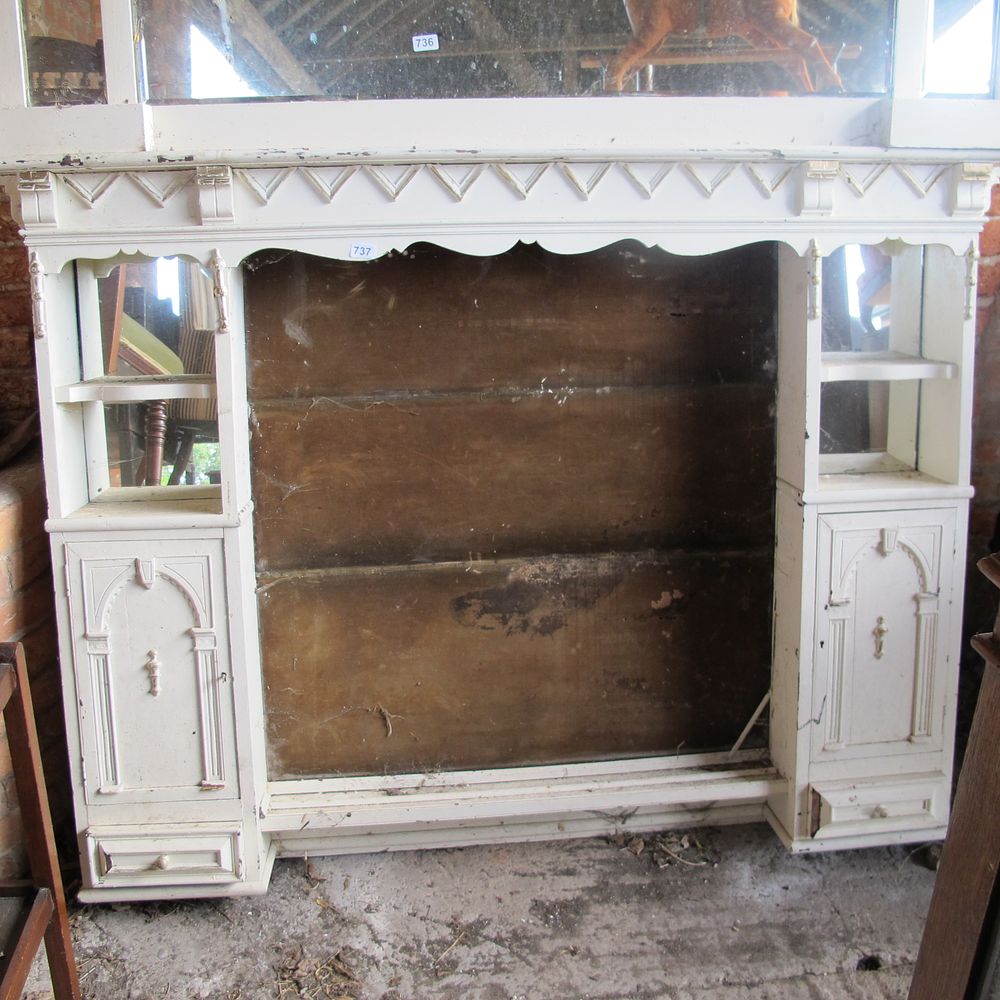 Lot 737: ornate mantle place