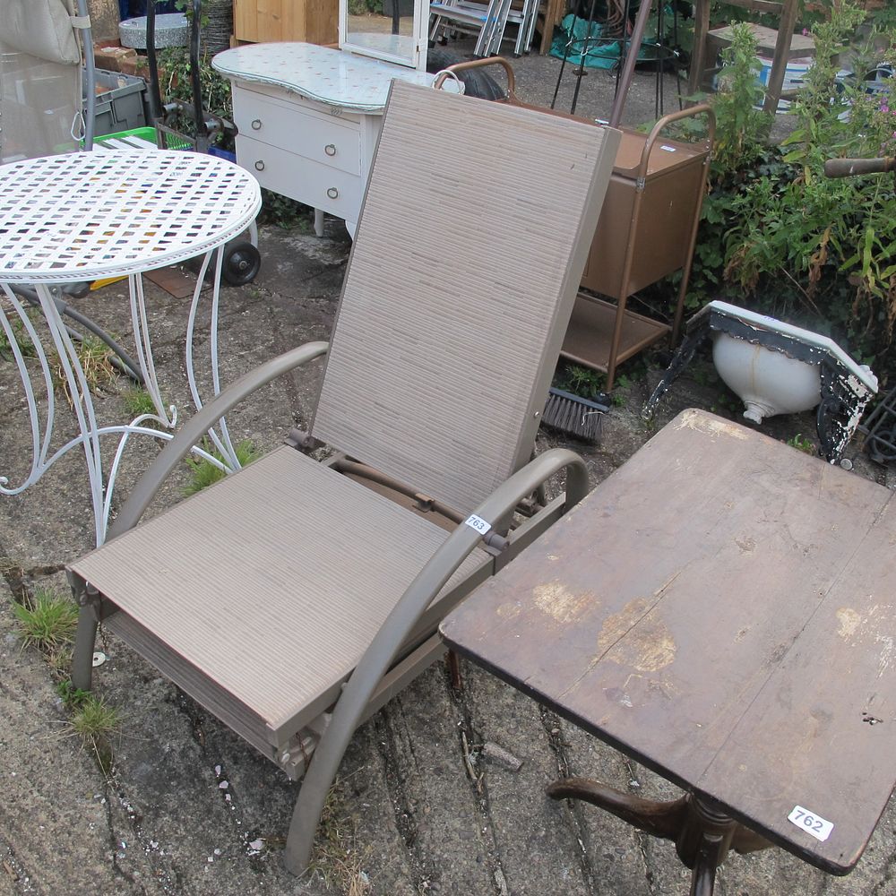 Lot 763: Garden chair