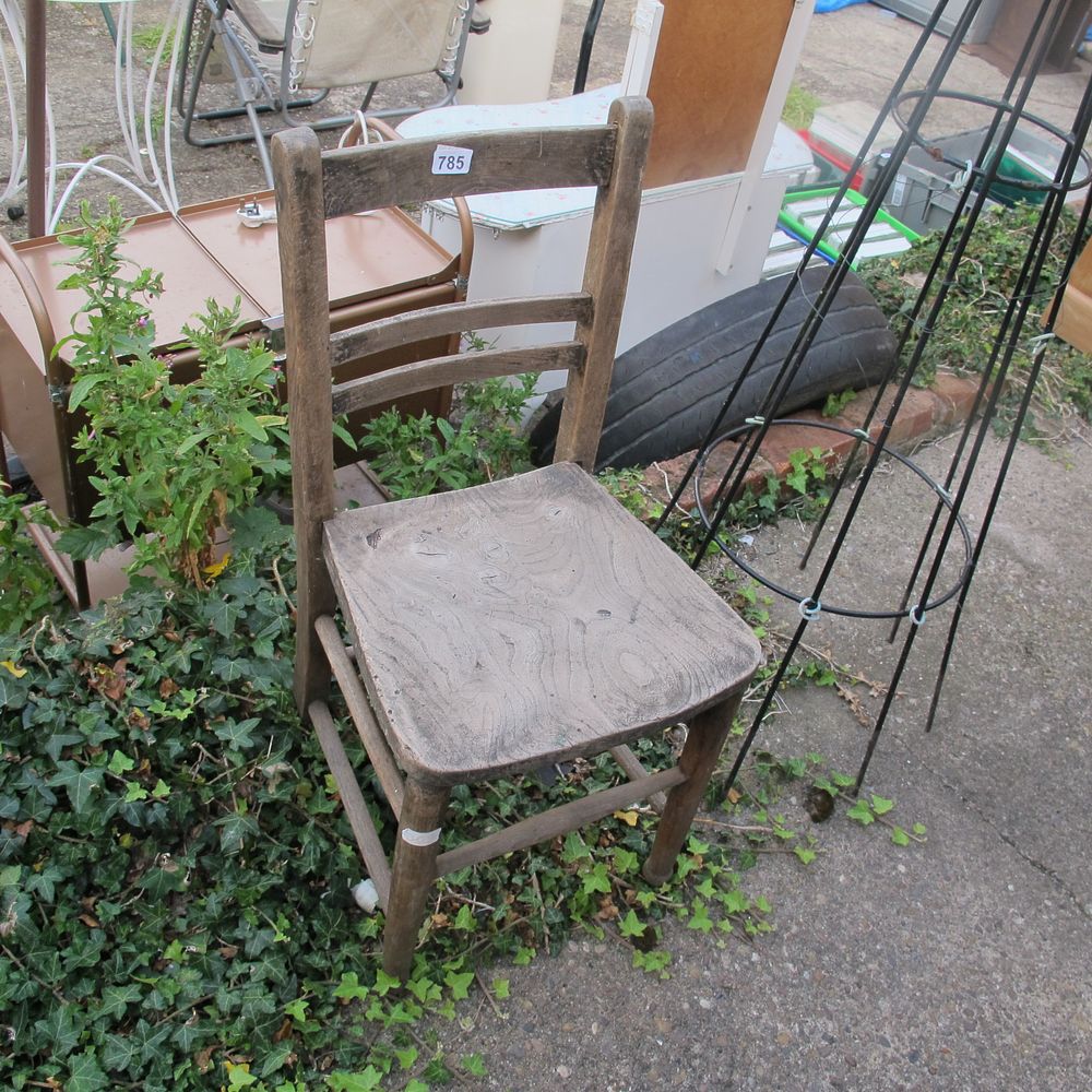 Lot 785: vintage naughty chair