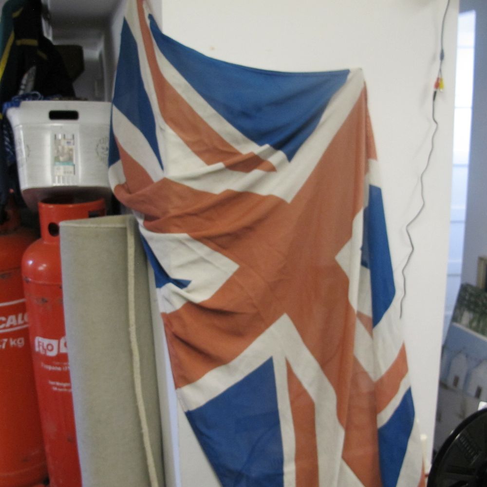 Lot 848: genuine original british flag