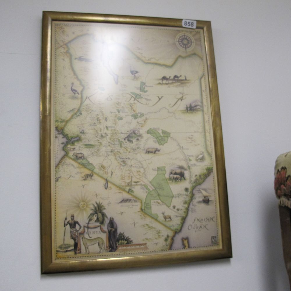 Lot 858: Kenya print